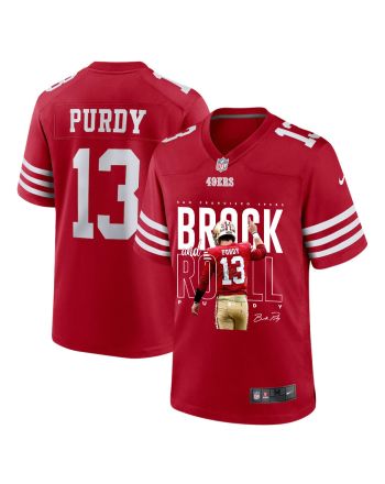 Brock Purdy 13 San Francisco 49ers Road to Greatness Red Game Jersey - Men