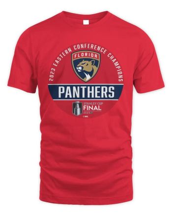 Florida Panthers 2023 Final Stanley Cup Champions T-Shirt - Red