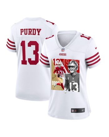 Brock Purdy 13 San Francisco 49ers The Son of Steel Women Game Jersey - White