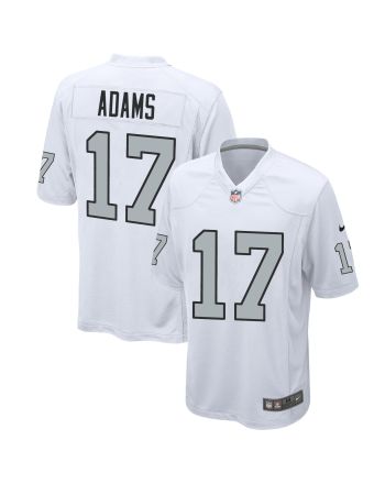 Las Vegas Raiders Davante Adams 17 Alternate Game Jersey - White Jersey
