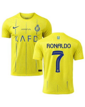 Cristiano Ronaldo 7 Al-Nassr FC 2023/24 Home Men Jersey - Yellow