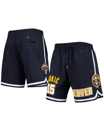 Nikola Jokić 15 Denver Nuggets Navy Team Player Shorts - Men