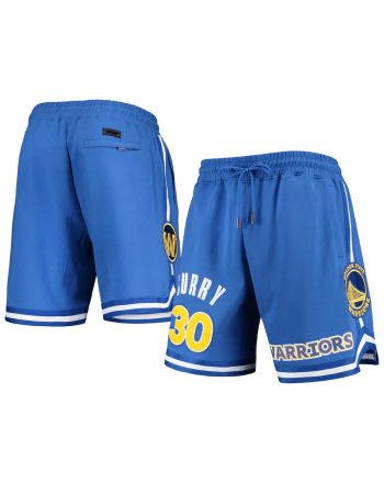 Stephen Curry 30 Golden State Warriors Team Royal Player Shorts - Men