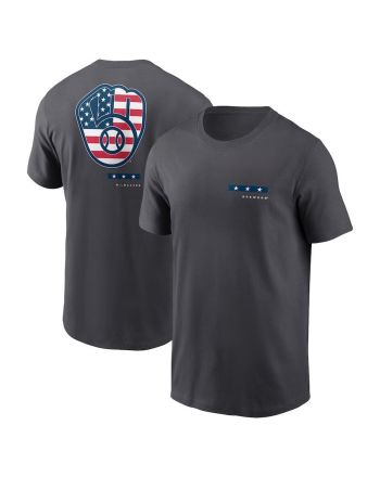 Milwaukee Brewers Americana T-Shirt - Anthracite
