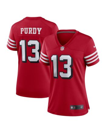 Brock Purdy 13 San Francisco 49ers Women's Alternate Game Player Jersey - Scarlet