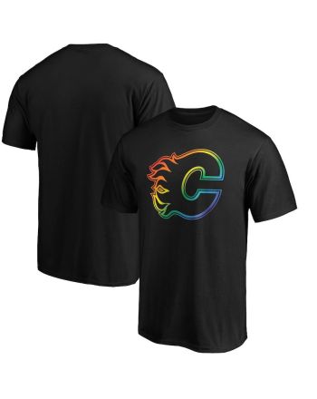 Calgary Flames Team Pride Logo T-Shirt - Black