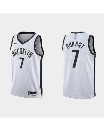 Brooklyn Nets Kevin Durant 7 2022-23 Association Edition White Men Jersey Swingman