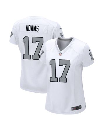 Davante Adams 17 Las Vegas Raiders Women's Alternate Game Jersey - White Jersey