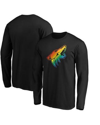 Arizona Coyotes Team Pride Logo Long Sleeve T-Shirt - Black