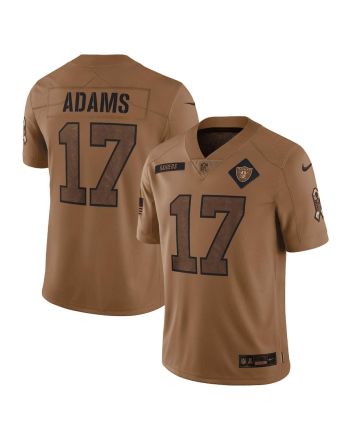Davante Adams 17 Las Vegas Raiders 2023 Salute To Service Limited Jersey - Brown