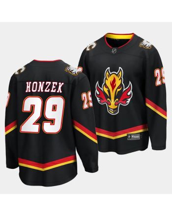 Samuel Honzek #29 Calgary Flames 2023 NHL Draft Alternate Men Jersey - Black