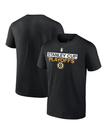 Boston Bruins 2023 Stanley Cup Playoffs T-Shirt - Black