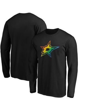 Dallas Stars Team Pride Logo Long Sleeve T-Shirt - Black