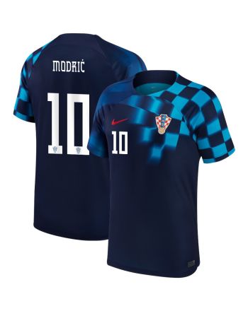 Croatia National Team 2022-23 Qatar World Cup Luka Modrić 10 - Away Men Jersey