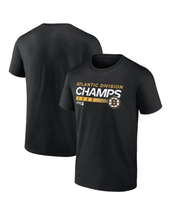 Boston Bruins 2023 Atlantic Division Champions T-Shirt - Black