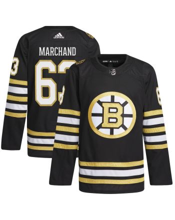 Brad Marchand 63 Boston Bruins Primegreen Men Jersey - Black