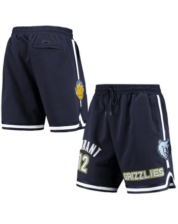 Ja Morant 12 Memphis Grizzlies Navy Team Player Shorts - Men