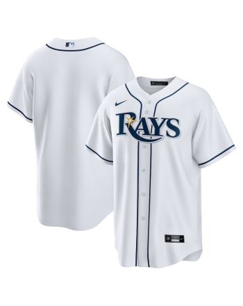 Tampa Bay Rays Home Blank Men Jersey - White