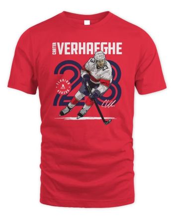 Carter Verhaeghe #23 Florida Panthers T-Shirt - Red