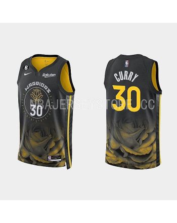 Golden State Warriors 30 Stephen Curry 2022-23 City Edition Black Men Jersey