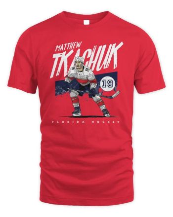Matthew Tkachuk #19 Florida Panthers T-Shirt - Red