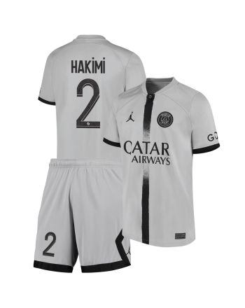 Achraf Hakimi 2 Paris Saint-Germain Away Kit 2022-23 Youth Jersey - Black