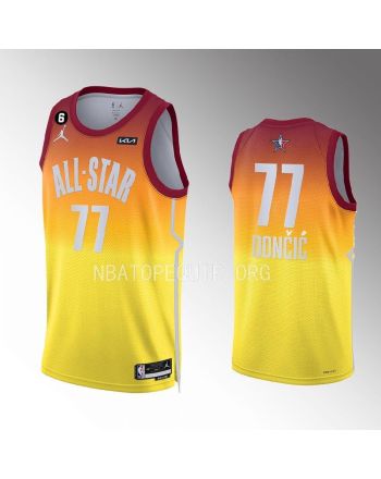 Luka Doncic 77 Dallas Mavericks 2023 NBA All-Star Men Jersey - Orange