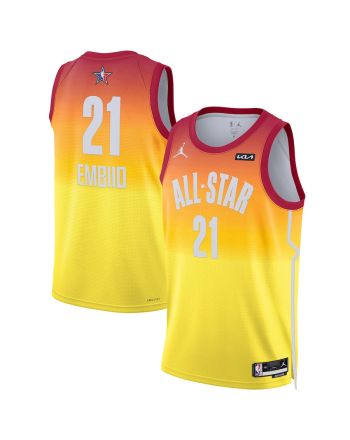 Joel Embiid 21 2023 NBA All-Star Game Swingman Jersey - Orange
