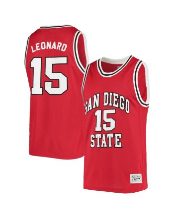 Kawhi Leonard 15 San Diego State Aztecs Basketball Jersey - Men Red