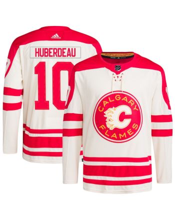 Jonathan Huberdeau 10 Calgary Flames 2023 NHL Heritage Classic Primegreen Men Jersey - Cream