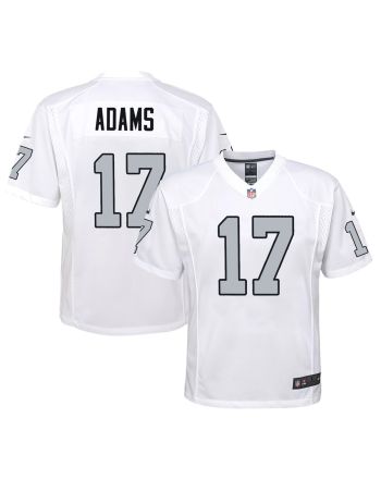 Davante Adams 17 Las Vegas Raiders Alternate Game Youth Jersey - White Jersey