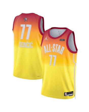 Luka Doncic 77 2023 NBA All-Star Game Swingman Jersey - Orange