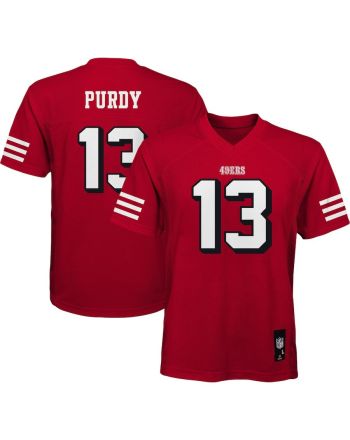 Brock Purdy 13 San Francisco 49ers Youth Player Jersey - Scarlet