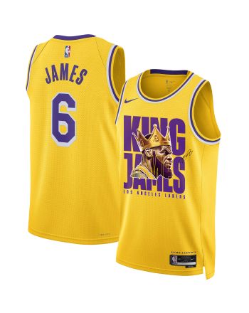 LeBron James The Goat Of Los Angeles Lakers 2022-23 Jersey - Screen Print Graphics