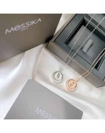 Messika Lucky Move White Necklace With Diamonds