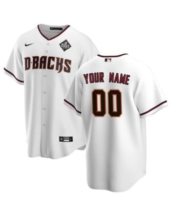 Arizona Diamondbacks World Series 2023 Home Cool Base Stitched Home Custom Jersey - White