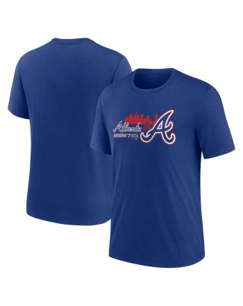 Atlanta Braves 2023 City Connect Tri-Blend T-Shirt - Royal