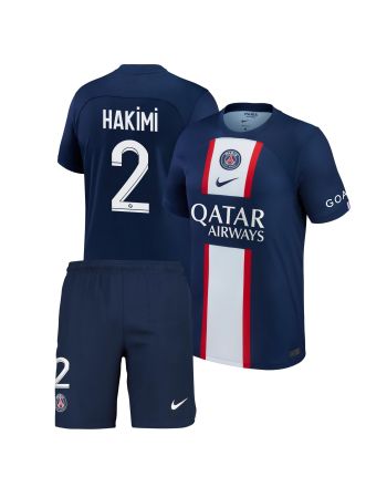 Achraf Hakimi 2 Paris Saint-Germain Home Kit 2022-23 Men Jersey - Blue