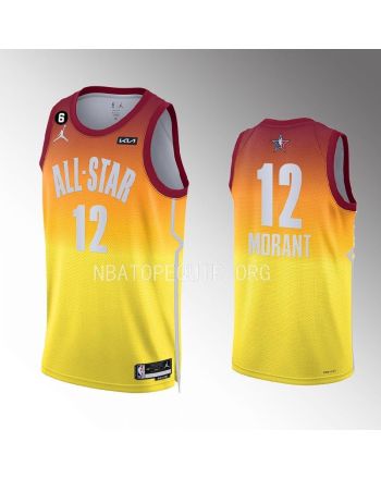 Ja Morant 12 Memphis Grizzlies 2023 NBA All-Star Men Jersey - Orange