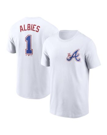 Ozzie Albies 1 Atlanta Braves 2023 City Connect T-Shirt - White
