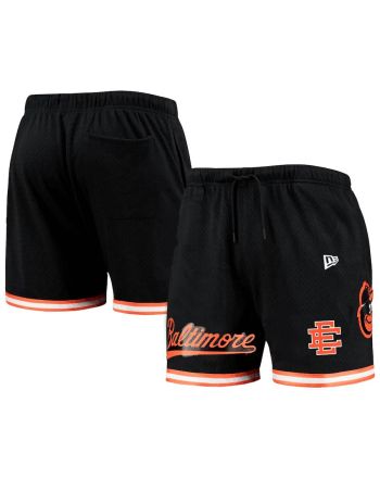 Baltimore Orioles Team Standard Men Mesh Shorts - Black