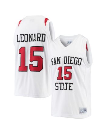 Kawhi Leonard 15 San Diego State Aztecs Basketball Jersey - Men White