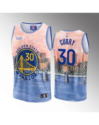 Stephen Curry 30 Golden State Warriors NBA & KidSuper Studios Unisex Hometown Jersey