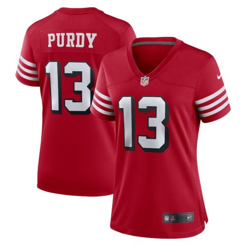 Brock Purdy 13 San Francisco 49ers Women's Alternate Game Player Jersey - Scarlet