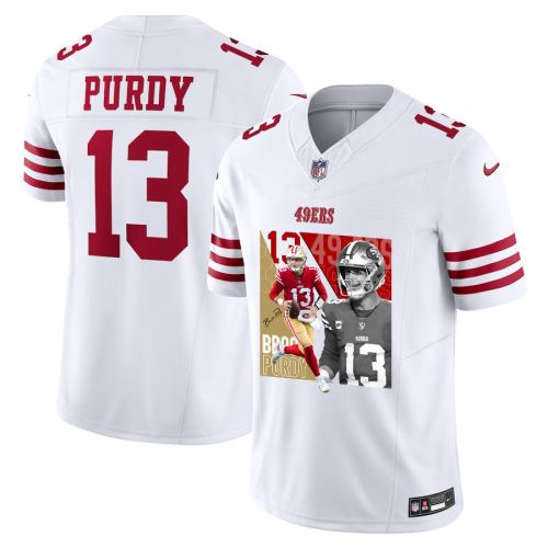 Brock Purdy 13 San Francisco 49ers The Son of Steel Game Men Jersey - White