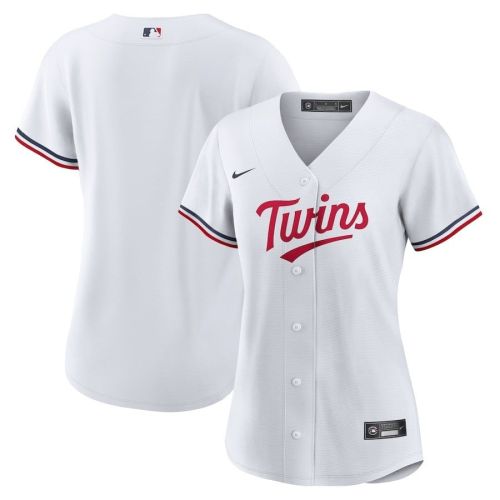 Minnesota Twins Women's Home Team Logo Jersey - White